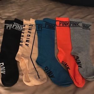 Victoria's Secret Pink Socks 5 Pairs